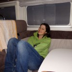 Dans le camping-car
