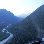 La montée en Hélico