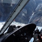 Le retour en hélico