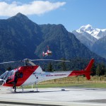 Le retour en hélico