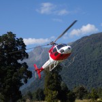 Le retour en hélico