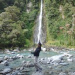 Les cascades sur la route de Wanaka