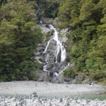 Les cascades sur la route de Wanaka